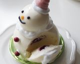 雪だるまのクリームチーズプリン作り方38写真