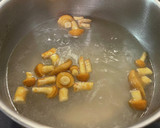 なめことほうれん草の中華スープ作り方4写真
