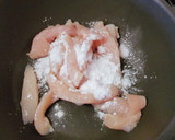 鶏肉とさつま芋の旨塩バター☆弁当☆ささみ作り方2写真