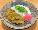 牡蠣と大根とナメコとオクラのカレー作り方10写真