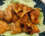 鶏ももと舞茸で☆てりてり簡単酢炒め作り方4写真