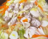 鶏もも肉と白菜のうま塩ニンニク蒸し作り方4写真