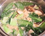 朝昼夕♪小松菜と生しいたけの納豆汁作り方4写真