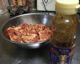 エバラ黄金の味で作る豚コマ白菜作り方1写真