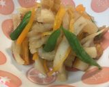 給食の「切り干し大根入り卵焼き」♡お弁当作り方1写真