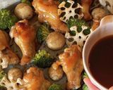 手元ローストチキンのぎゅうぎゅう焼き作り方5写真
