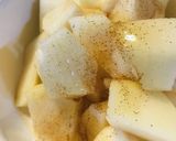 ザク切り洋梨のはちみつシナモントッピング作り方1写真