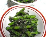 大根の葉っぱだけの、ごまあえ作り方4写真