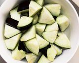 茄子椎茸きな粉ピリ辛味噌炒味八宝回鍋肉風作り方5写真