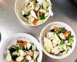 茄子椎茸きな粉ピリ辛味噌炒味八宝回鍋肉風作り方9写真