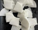 塩昆布で作る、大根の浅漬け作り方1写真