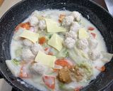 白菜のみそチーズクリーム煮作り方6写真