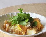 レンジ3分☆厚揚げの白だし丼☆昼飯作り方3写真