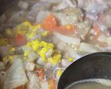 寒い日にピッタリ♪野菜たっぷりモツ煮♪作り方7写真