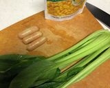小松菜のバター炒め作り方1写真