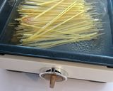 ホットプレート♡簡単明太パスタ作り方1写真