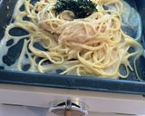 ホットプレート♡簡単明太パスタ作り方4写真