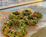 ライスクリスプで作るクリスマスリース作り方8写真