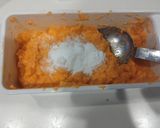 離乳食にも！人参りんごの米粉パンケーキ♪作り方4写真