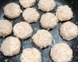 えのきと豆腐でふわふわヘルシー鶏つくね作り方3写真
