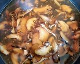 簡単夜食！湯葉きのこ法蓮草餡掛けうどん作り方3写真