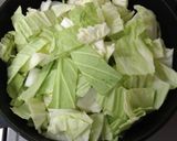 簡単！キャベツのシーフードトマトパスタ作り方3写真