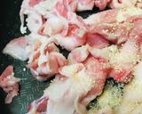 ノンオイル●ワインで炒める豚肉の野菜炒め作り方1写真
