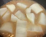 大根と豚ミンチの餡かけ作り方8写真