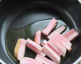桜えびとほうれん草とベーコンの油系パスタ作り方3写真