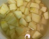 りんごとさつまいも煮【離乳食中期後期〜】作り方2写真