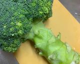 ブロッコリーの茎とちくわの甘辛炒め作り方1写真