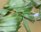 ブロッコリーの茎とちくわの甘辛炒め作り方2写真