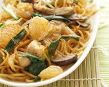 爽やかグレープフルーツinタイ風焼きそば作り方5写真