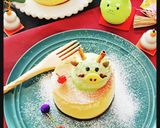 2024年干支の辰deパンケーキ作り方4写真