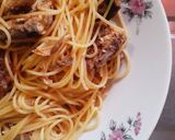 激ウマ簡単★サバ水煮缶でケチャップパスタ作り方4写真