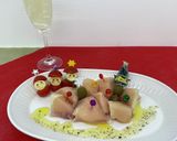 クリスマス還元農法ラフランスと生ハムで!作り方4写真
