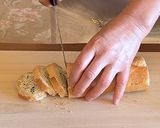 フランスパンのクリームチーズ詰め作り方8写真
