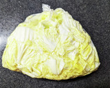 手を汚さずに白菜の水切りを簡単にする方法作り方3写真