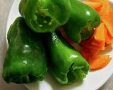 ピーマンをおいしく！鶏モモ甘辛煮作り方2写真