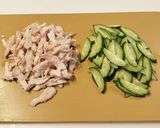 鶏ハムときゅうりの和えもの QC作り方1写真