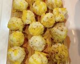 焼肉生だれでたこ焼きサイズ肉巻きおにぎり作り方4写真