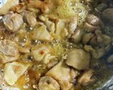 ピーマンをおいしく！鶏モモ甘辛煮作り方4写真