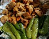 ピーマンをおいしく！鶏モモ甘辛煮作り方6写真