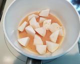 サバ缶の汁でスープ作り方1写真