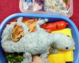 トカゲ弁当☆キャラ弁作り方8写真