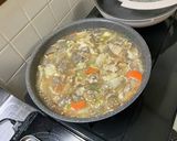 豚汁(炒めゴボウ・里芋・舞茸・豚肉)作り方17写真