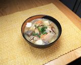 豚汁(炒めゴボウ・里芋・舞茸・豚肉)作り方18写真