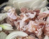 お節に飽きたら！鶏とキノコのカレーうどん作り方2写真