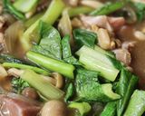 お節に飽きたら！鶏とキノコのカレーうどん作り方6写真
