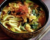 お節に飽きたら！鶏とキノコのカレーうどん作り方7写真